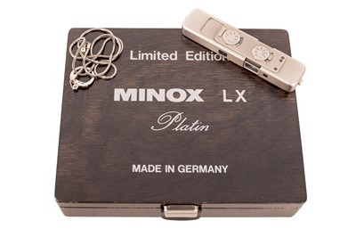 Lot 103 - A Minox LX Platin in display box.