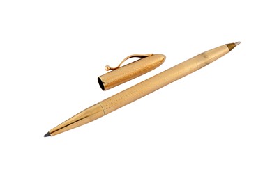 Lot 105 - TIFFANY & CO. GOLD PEN & PENCIL