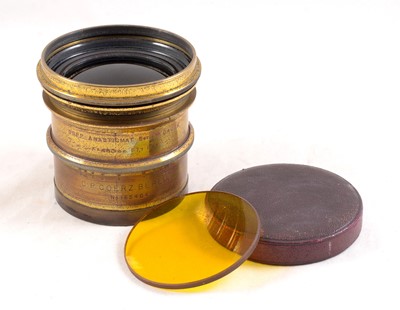 Lot 23 - A LARGE Gorez 480mm f7.7 Series III Dagor Brass Lens.