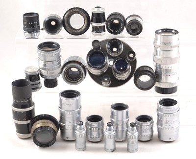 Lot 292 - A Selection of Taylor Hobson, Dallmeyer & Other Lenses.