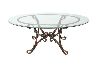 Lot 135 - IN THE MANNER OF JACQUES ADNET (FRENCH 1900-1984) FOR HERMES, PARIS