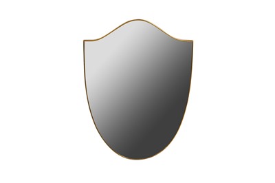 Lot 116 - AN ITALIAN SHIELD MIRROR