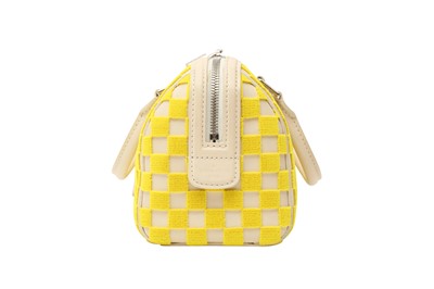 Lot 12 - Louis Vuitton Yellow Damier Cubic East West Speedy Bag