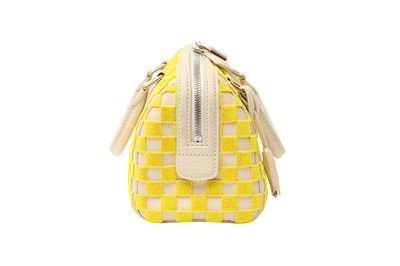 Lot 12 - Louis Vuitton Yellow Damier Cubic East West Speedy Bag
