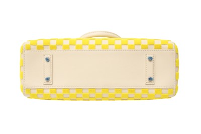 Lot 12 - Louis Vuitton Yellow Damier Cubic East West Speedy Bag
