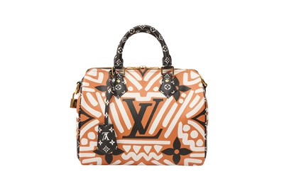 Lot 334 - Louis Vuitton Caramel Giant Monogram Crafty Speedy Bandouliere 25