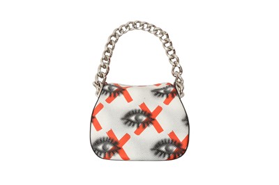 Lot 473 - Prada White Daino St. Eyes Chain Bag