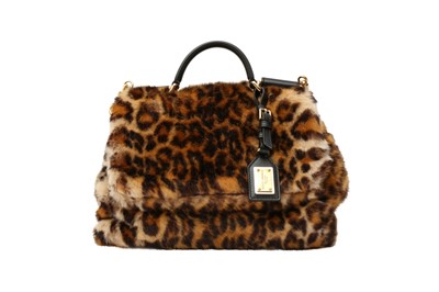 Lot 241 - Dolce & Gabbana Leopard Print Miss Sicily Bag