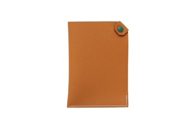 Lot 318 - Hermes Gold Epsom Tarmac Passport Holder