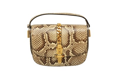 Lot 215 - λ Gucci Natural Python Sylvie 1969 Crossbody Bag