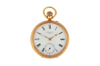 Lot 90 - AN 18CT GOLD POCKET WATCH