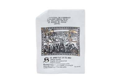 Lot 119 - PIERO FORNASETTI (1913-1988)