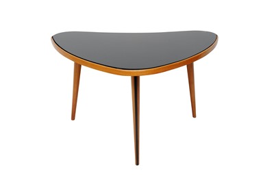 Lot 251 - A MID CENTURY KIDNEY SHAPED COFFEE TABLE