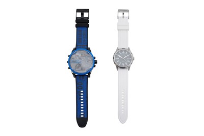 Lot 95 - DIESEL AND FOSSIL FASHION WRISTWATCHES