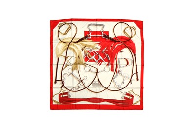 Lot 44 - Hermes 'Projets Carres' Print Silk Scarf