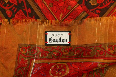 Lot 37 - Gucci Garden First Bloom Print Silk Scarf