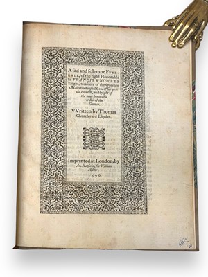Lot 112 - Sonnets.- Churchyard (Thomas)