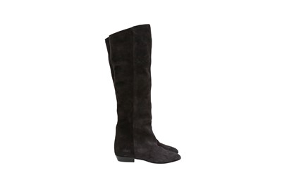 Lot 193 - Isabel Marant Navy Skarlet Knee High Boot - Size 37