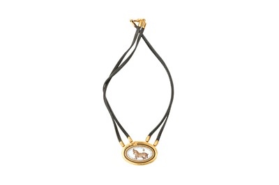 Lot 410 - Hermes Black Cloisonne Enamel Choker