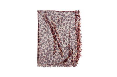 Lot 115 - Louis Vuitton Stephen Sprouse Purple Cashmere Scarf
