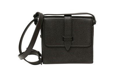 Lot 587 - Chanel Black Square Crossbody Bag