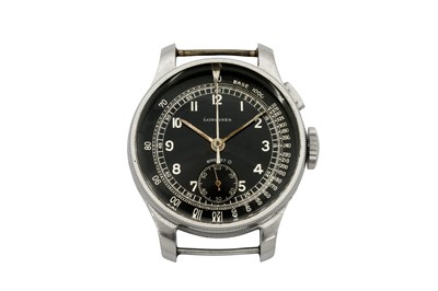 Lot 6 - A GENTS RARE LONGINES MONOPUSHER WRISTWATCH