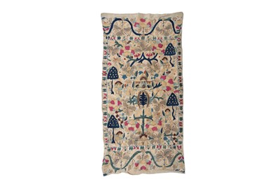 Lot 437 - A LATE OTTOMAN EMBROIDERY