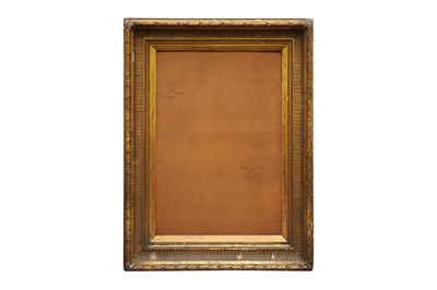 Lot 271 - AN EMPIRE STYLE GILT GESSO PICTURE FRAME, 19TH CENTURY