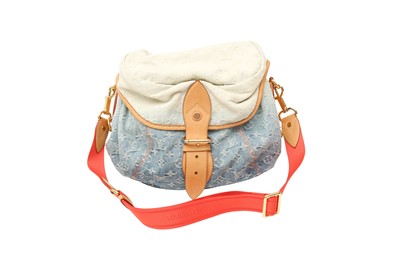 Lot 179 - Louis Vuitton Blue Ombre Monogram Sunburst Crossbody Bag