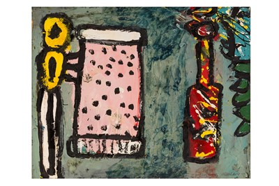Lot 94 - ALAN DAVIE, C.B.E., H.R.S.W., R.A. (BRITISH, 1920-2014)