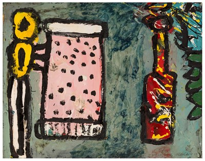 Lot 119 - ALAN DAVIE, C.B.E., H.R.S.W., R.A. (BRITISH, 1920-2014)
