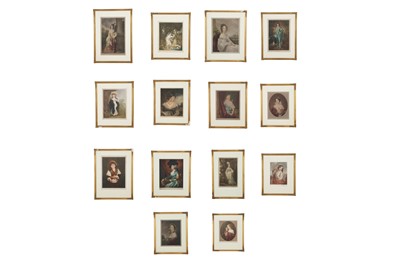 Lot 251 - A COLLECTION OF FOURTEEN MEZZOTINTS