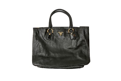 Lot 431 - Prada Black Logo Large Shopper Tote