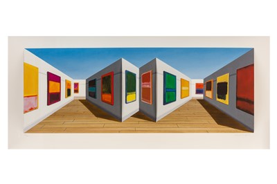 Lot 234 - PATRICK HUGHES (BRITISH B. 1939)