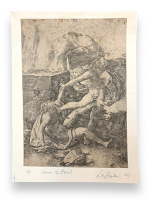 Lot 354 - Leyden (Lucas van) Cain killing Abel