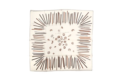 Lot 275 - Hermes 'A Vou Crayons' Print Silk Scarf