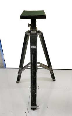 Lot 32 - A LARGE Gandolfi Wooden Camera Tripod.