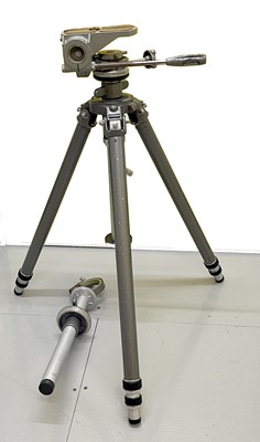 Lot 34 - LARGE Heavy-Duty Gitzo Tripod with Extra Horizontal Arm.