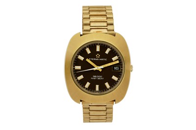 Lot 27 - A GENTS ETERNA-MATIC 36000 FAST-BEAT BRACELET WATCH