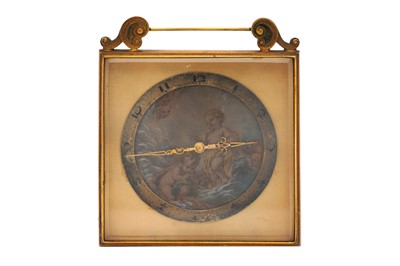 Lot 109 - AN ANTIQUE ATELIERS JUVENIA PENDANT CLOCK