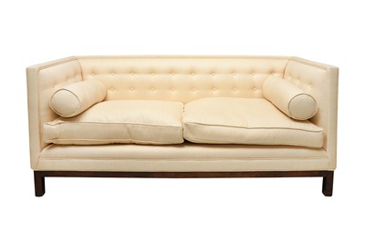 Lot 407 - A DAVID SEYFRIED TWO SEATER SOFA