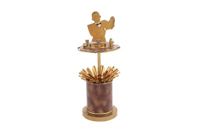 Lot 34 - AN ART DECO CIGARETTE DISPENSER