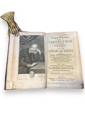 Lot 237 - Wooton (Henry) Reliquiae Wottonianae, 1672