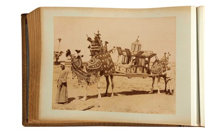 Lot 85 - AN ALBUM OF VIEWS AND PORTRAITS WITH PHOTOGRAPHS BY ZANGAKI, LEKEGIAN, AND OTHERS: EGYPT AND SUDAN