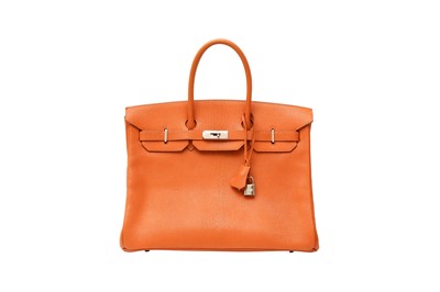 Lot 332 - Hermes Potiron Chevre Birkin 35