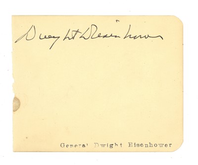 Lot 400 - Eisenhower (Dwight)
