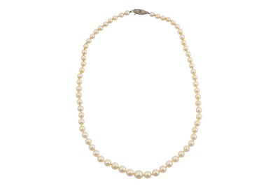 Lot 211 - MIKIMOTO | A CULTURED PEARL NECKLACE