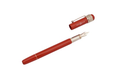 Lot 100 - A MONTBLANC HERITAGE COLLECTION ROUGE ET NOIR SPIDER METAMORPHOSIS FOUNTAIN PEN