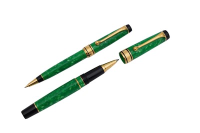 Lot 97 - AN AURORA OPTIMA ROLLERBALL PEN AND MECHANICAL PENCIL