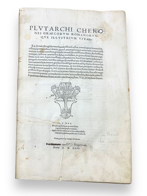Lot 42 - Plutarch